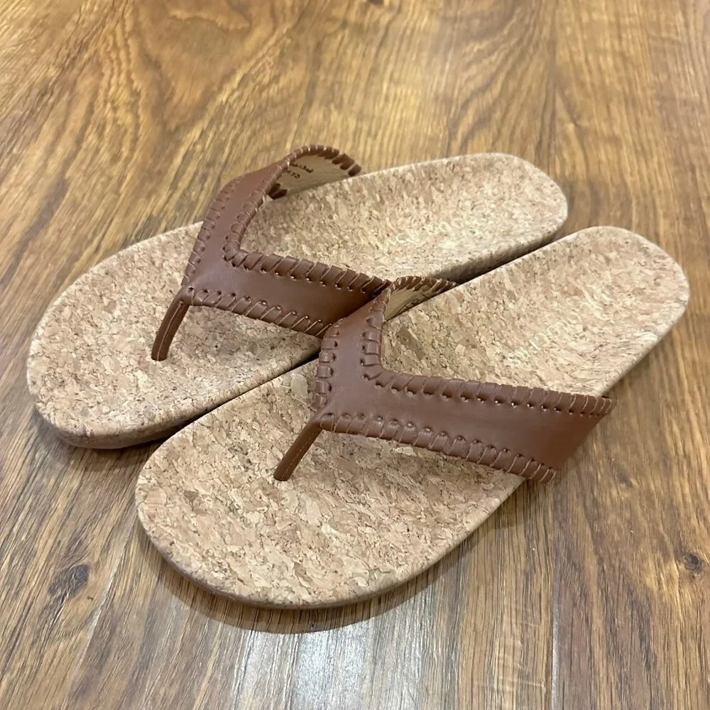 Jack Rogers leather Thelma comfort sandals